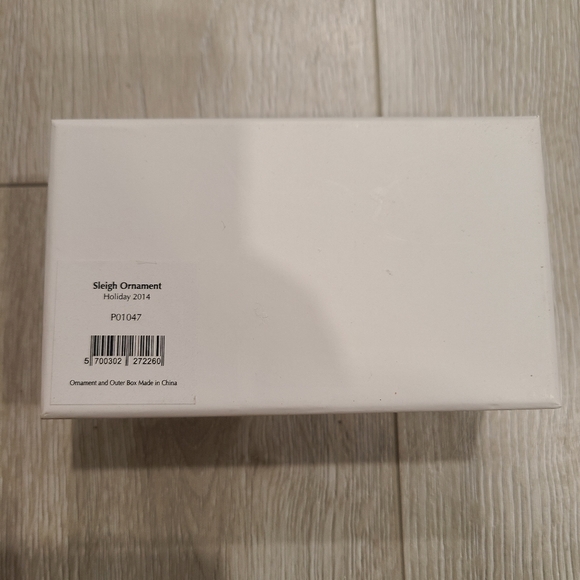 Pandora Retired Limited Edition Christmas Ornament Winter Sleigh 2014 - Picture 4 of 4